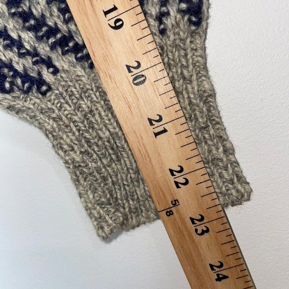 Vintage American Eagle Outfitters Cardigan Nordic Design Men’s Size L Wool Nylon - Picture 9 of 15